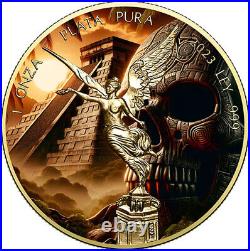 2023 Mexico Libertad Dead Mayan Empire Edition 1 oz Silver Coin