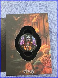 2023 Mexico Libertad Dia de Los Muertos Silver 1oz Colorized 2023 Mexico Libertad Dia de Los Muertos Silver 1oz Colorized