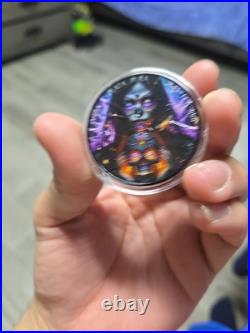 2023 Mexico Libertad Dia de Los Muertos Silver 1oz Colorized 2023 Mexico Libertad Dia de Los Muertos Silver 1oz Colorized