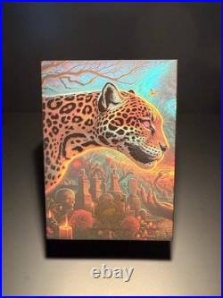 2023 Mexico Libertad Dia de los Muertos 1 oz Silver Colorized Coin Big Cat