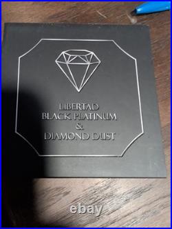 2023 Mexico Libertad Diamond Dust Black Platinum 1oz Silver Coin