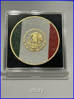 2023 Mexico Libertad Diamond Dust Flag Coin 1 oz Silver with Mintage of 500