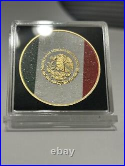 2023 Mexico Libertad Diamond Dust Flag Coin 1 oz Silver with Mintage of 500