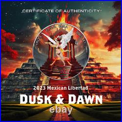 2023 Mexico Libertad Dusk & Dawn Edition 1 oz Silver Coin with COA