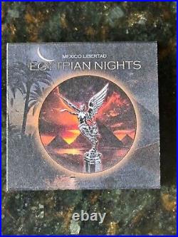 2023 Mexico Libertad Egyptian Nights 1 oz Silver Coin