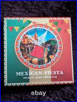 2023 Mexico Libertad Fiesta Edition Coin Colorized 1 oz. 999 Silver #117