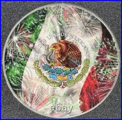 2023 Mexico Libertad Fireworks Edition 1 oz Silver Coin Mintage 280