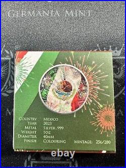 2023 Mexico Libertad Fireworks Edition 1 oz Silver Coin with Mintage of only 280