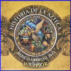 2023 Mexico Libertad Historia de la Azteca Edition 1 oz Silver Coin Warrior