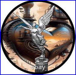 2023 Mexico Libertad House of Steampunk Love 1 oz silver Colorized coin