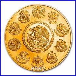 2023 Mexico Libertad Jose Guadalupe's La Catrina 24K Gild 1 oz silver Color coin