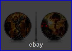 2023 Mexico Libertad Judgement Day- Dark Glow affect 1 oz silver coin