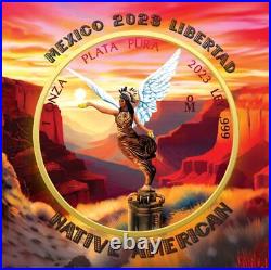 2023 Mexico Libertad Native American Edition 1 oz Silver Coin