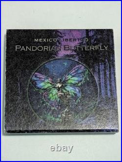 2023 Mexico Libertad Pandorian Butterfly Set Of 2 1oz Silver Coins