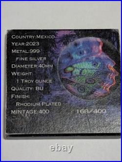 2023 Mexico Libertad Pandorian Butterfly Set Of 2 1oz Silver Coins