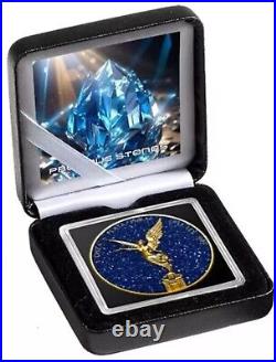 2023 Mexico Libertad Precious Gemstones Sapphire Edition 1 oz Silver Coin