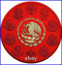 2023 Mexico Libertad SPACE METALS-SPACE RED by Germania Sleeve COA 500 minted