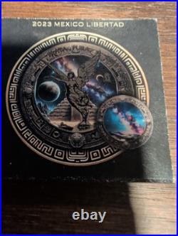 2023 Mexico Libertad Silver 1oz Mayan Night Skies/250