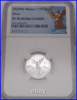 2023 Mexico Libertad Silver NGC PF70 ULTRA CAMEO Proof Set=THE BEST & 1 SET LEFT