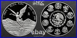 2023 Mexico Libertad Silver NGC PF70 ULTRA CAMEO Proof Set=THE BEST & 1 SET LEFT