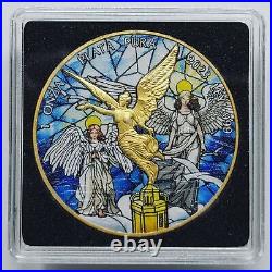 2023 Mexico Libertad Stained Glass Heaven & Hell 1oz Silver Coin Set of 2