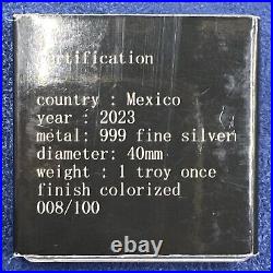 2023 Mexico Libertad ULTRA RARE! 1 oz. 999 Silver Coin #008 LOT Z 66