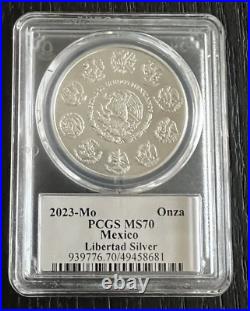 2023 Mexico Onza ULTRA BREAKS Silver Libertad Coin PCGS MS70 1/890 Ultra Label