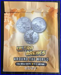 2023 Mexico Onza ULTRA BREAKS Silver Libertad Coin PCGS MS70 1/890 Ultra Label