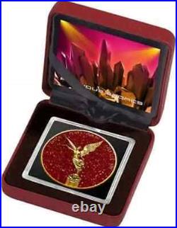 2023 Mexico Precious Gemstones Ruby Libertad 1 oz Silver Coin Mintage of 500