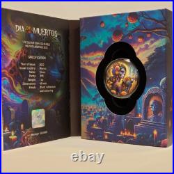 2023 Mo 1 oz. 999 Silver Libertad Dia De Los Muertos Big Cats SKU-F9273