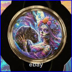 2023 Mo 1 oz. 999 Silver Libertad Dia De Los Muertos Big Cats SKU-F9273