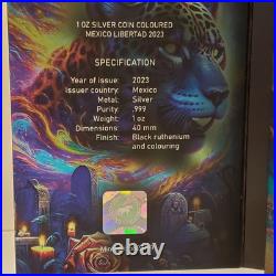 2023 Mo 1 oz. 999 Silver Libertad Dia De Los Muertos Big Cats SKU-F9273