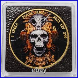 2023 Mo 1 oz. 999 Silver Onza Mexico Libertad Calavera Day of the Dead F9502 2023 Mo 1 oz. 999 Silver Onza Mexico Libertad Calavera Day of the Dead F9502