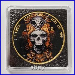 2023 Mo 1 oz. 999 Silver Onza Mexico Libertad Calavera Day of the Dead F9502 2023 Mo 1 oz. 999 Silver Onza Mexico Libertad Calavera Day of the Dead F9502