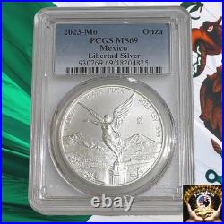 2023 Mo Mexico 1 Onza Silver Libertad PCGS MS69 Needs A New Home Fast SHIP