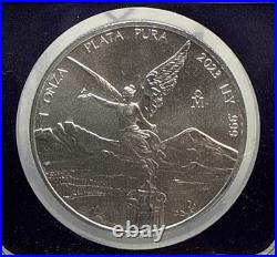 2023 Mo Mexico 1 Onza oz Silver Libertad NGC MS70 Early Releases KM#639
