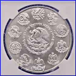 2023 Mo Mexico 1 Silver Libertad. NGC Graded MS 68. Coin Shark Ser #317