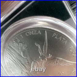 2023-Mo Mexico 1oz BU Silver Libertad PCGS MS70 Flag Holder
