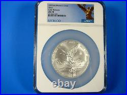 2023 Mo, Mexico, 5 Oz, The Silver Mexican Libertad NGC Ms 70 Early Releases