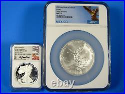 2023 Mo, Mexico, 5 Oz, The Silver Mexican Libertad NGC Ms 70 Early Releases