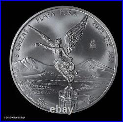 2023 Mo Mexico 5 oz Silver Libertad Onza UNC BU In Hand Ready to Ship