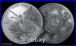 2023 Mo Mexico 5 oz Silver Libertad Onza UNC BU In Hand Ready to Ship