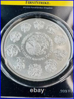 2023 Mo Mexico Libertad Onza 1 oz. 999 Silver BU APMEX Holder
