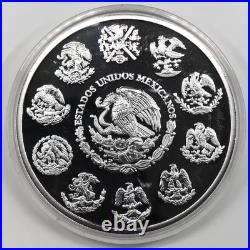 2023-Mo Proof Mexico 5 oz Silver Libertad Onza