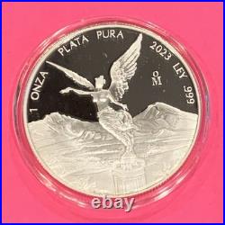 2023 Proof Mexico Libertad 1 oz. 999 Silver Bullion Coin
