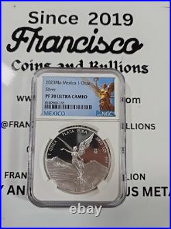2023 Proof Silver Mexican Libertad Onza 1 oz NGC PF70 2023 Proof Silver Mexican Libertad Onza 1 oz NGC PF70