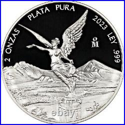 2023 Proof Silver Mexican Libertad Onza 2oz NGC PF70UC Mexico Label