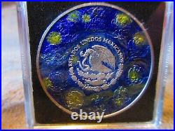 2023 STARRY NIGHT Mexico Libertad Colorized 1 oz Silver Coin