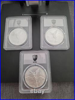 2024 1 Onza Silver Libertad Pcgs Ms70 Ultra Breaks Label? Best Of The Best