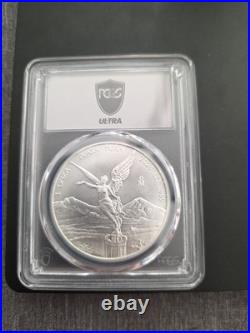2024 1 Onza Silver Libertad Pcgs Ms70 Ultra Breaks Label? Best Of The Best
